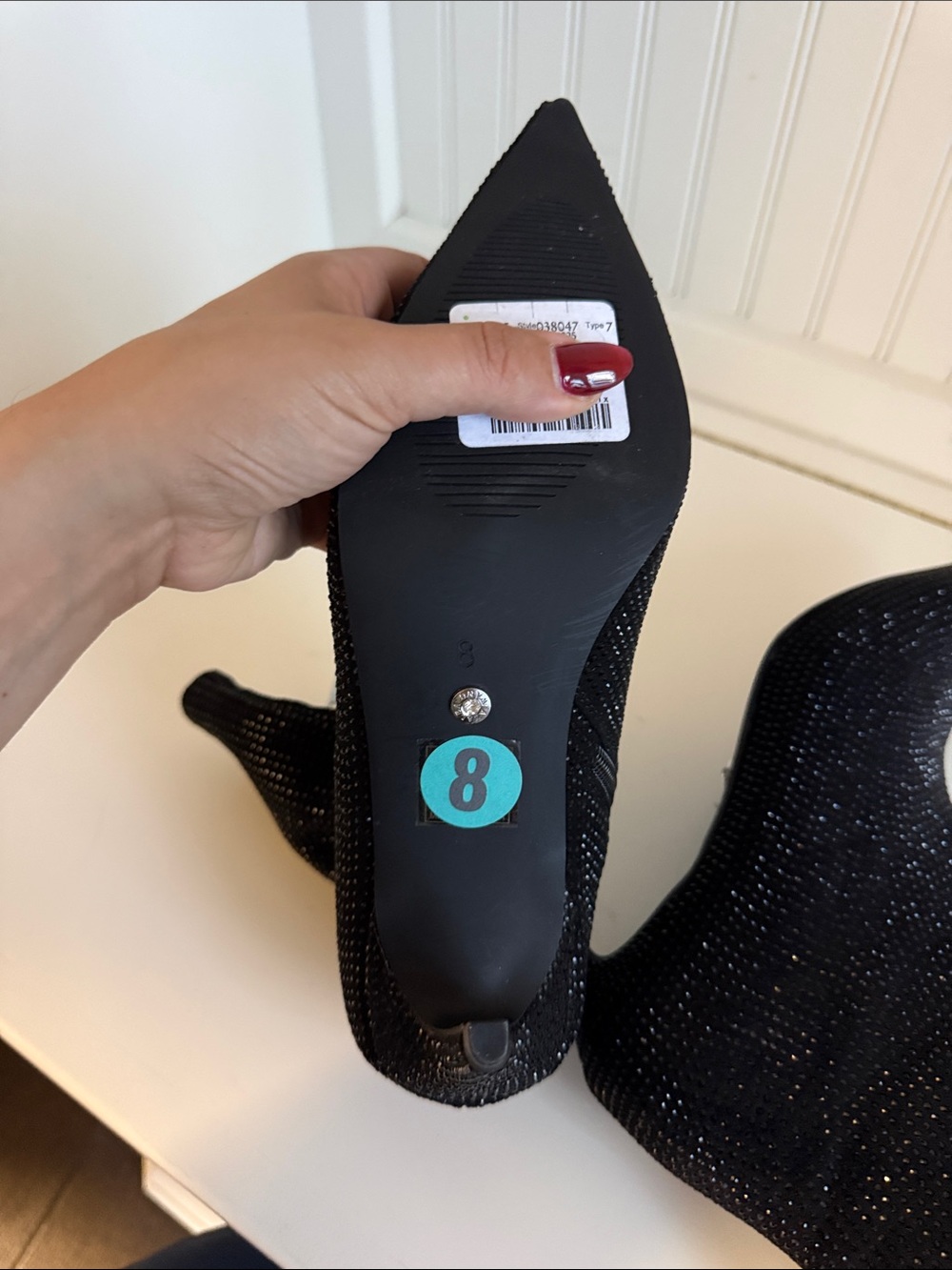 AZALEA WANG Nerola Pointed Toe Bootie in Black NWT - Picture 6 of 8